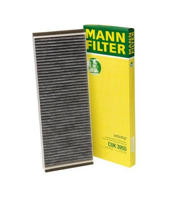 Audi VW Cabin Air Filter (Activated Charcoal) 3B0091800 - MANN-FILTER CUK3955